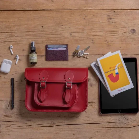 The Cambridge Satchel Company Red 11inch Satchel - Picture 11 of 11